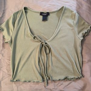 Just Polly New York tie up shirt